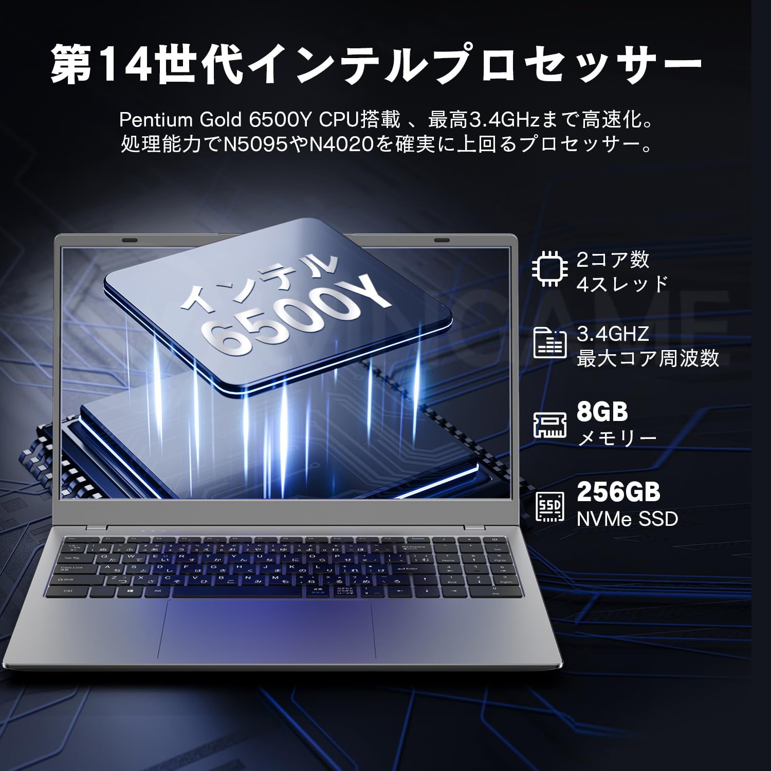 Amazon.co.jp: 【2026新登場】Wingame ノートパソコン windows 11